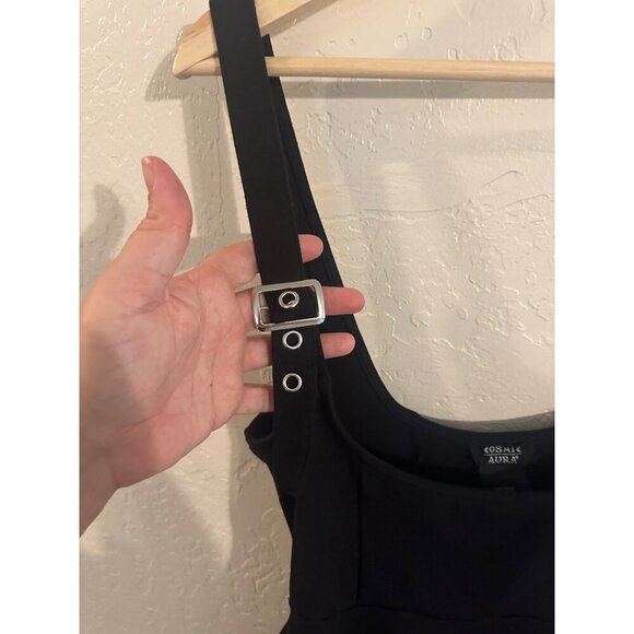 Cosmic Aura Academic Suspender Mini Dress - Picture 6 of 9